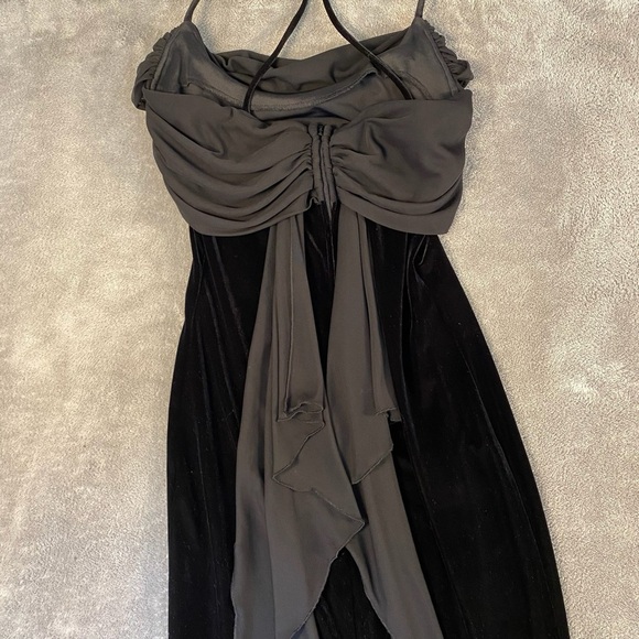 Towers Velvet Maxi Dress Vintage Y2K Whimsigoth Fairy Dark Romantic Size Small - Picture 6 of 9